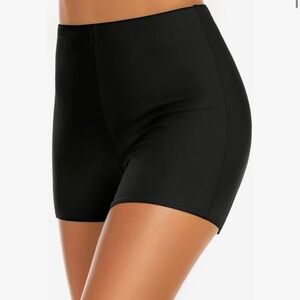 Women's High Waisted Swim Shorts